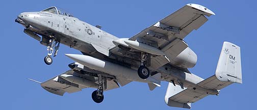 Fairchild-Republic A-10A Warthog 79-0167 of the 355 Wing based at Davis-Monthan Air Force Base